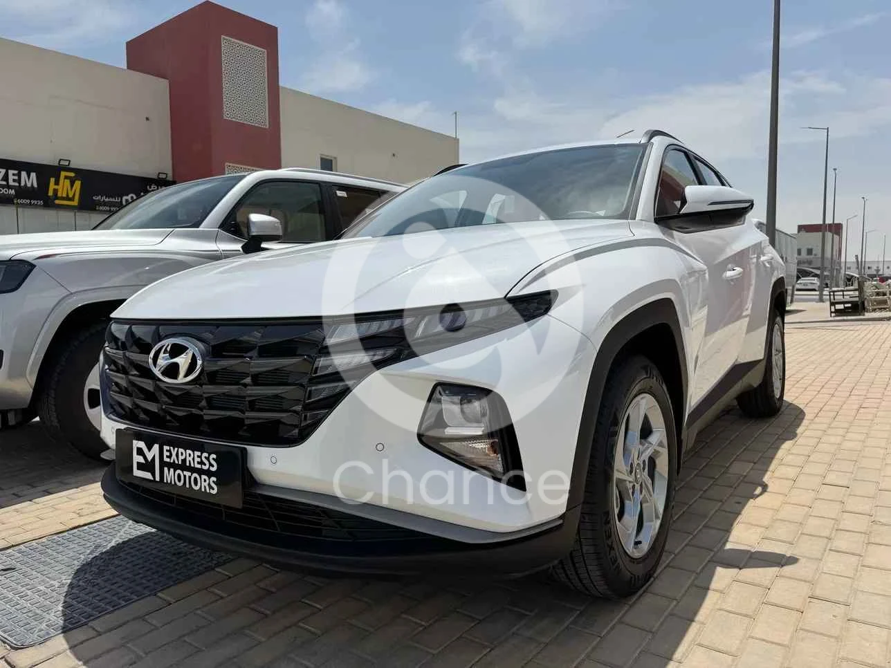 هيونداي تكسن 2024 اوتوماتيك 0 كم 4 سلندر سحب امامي اس يو في أبيض تحت الضمان
