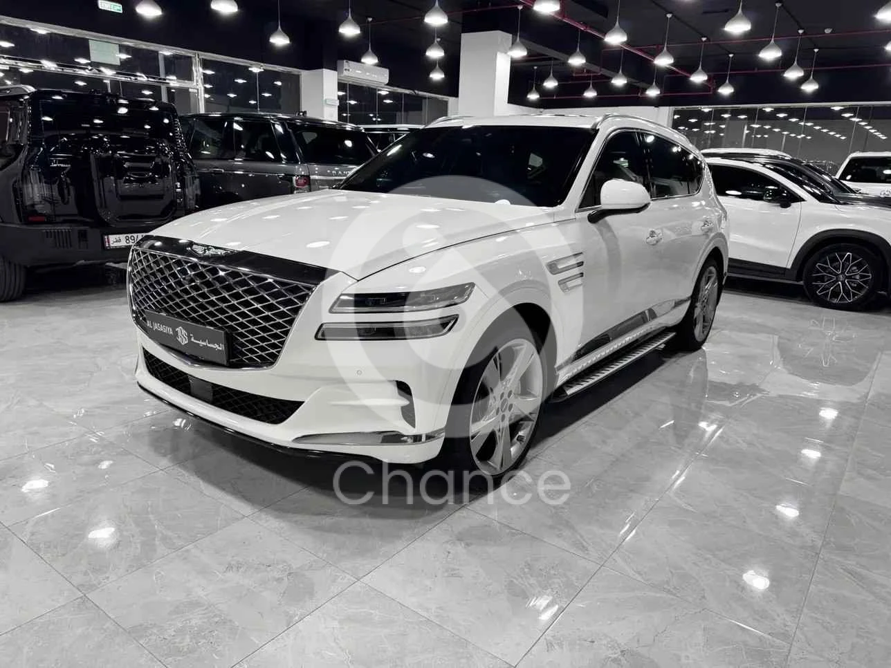 جينيسيس جي 80 2021 اوتوماتيك 56,000 كم 6 سلندر دفع خلفي سيدان أبيض