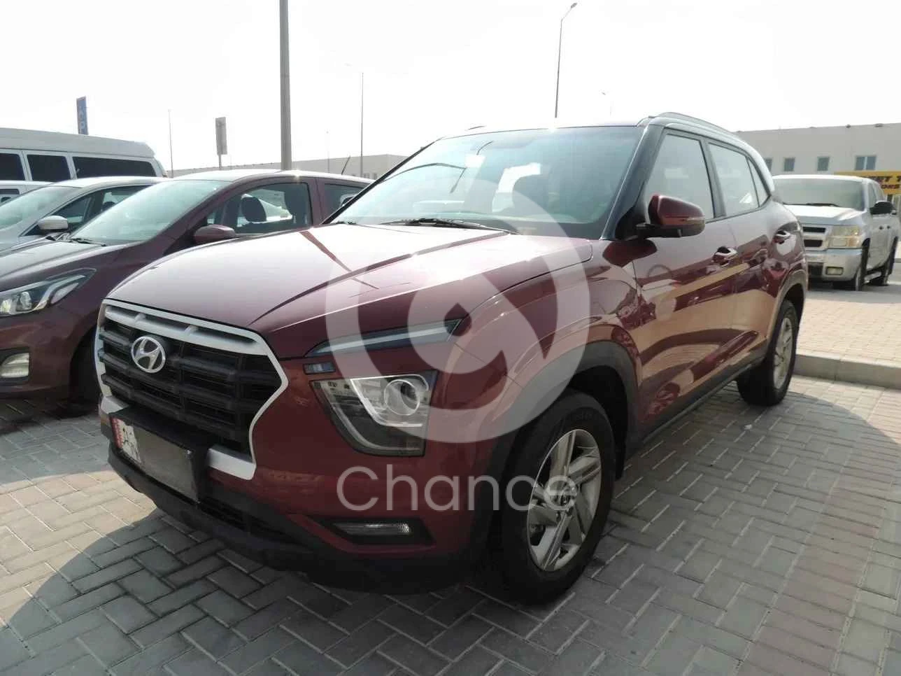 هيونداي كريتا 2022 اوتوماتيك 73,000 كم 4 سلندر سحب امامي اس يو في أحمر