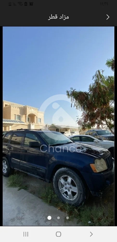 للبيع جراند شوروكى السياره شغاله تحتاج استماره وجنبينات اماميه وكراسي قير لايوجد اى حادث بليغ قير ماكينه وشاصى على الفحص