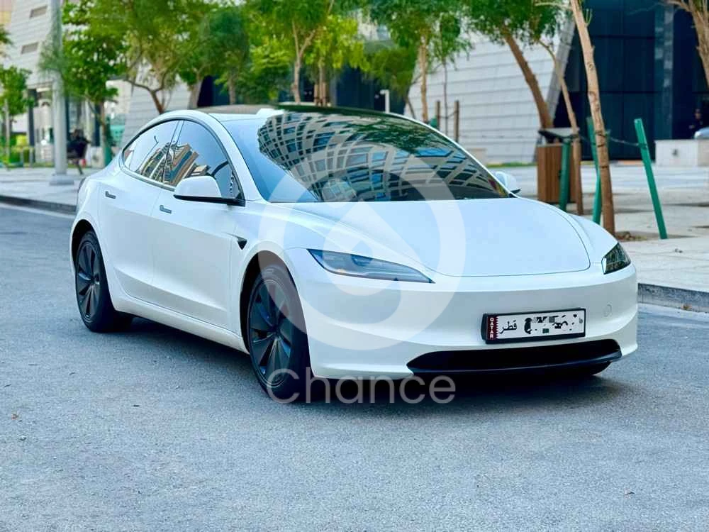 تسلا موديل 3 لونج رانج 2024 دفع كلي مستمر وارد الدوحة تحت الضمان بدون حوادث حماية كاملة فل ابشن قاطع 43,000 مطلوب 118,000