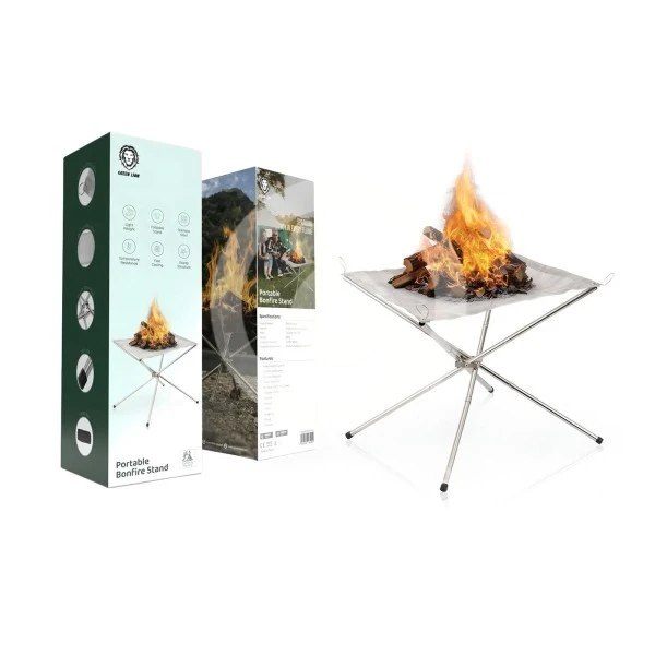 ستاند حامل حطب للرحلات جرين ليون ضمان سنتين تحسون بالطلعات النار توسخ المكان وتخلي القعدة متعبه هالستاند يحلها ويخلي جمعتكم اخف وارتب يتحمل حراره ويبرد بسرعه خفيف ويتطبق وينحط بشنطه شبك قوي يمنع سخونه زايده يثبت بارجل مانعه للانزلاق يشيل وزن عالي للطبخ والقعده مناسب للبر والحديقه والبحر توصيل مجاني داخل الدوحة