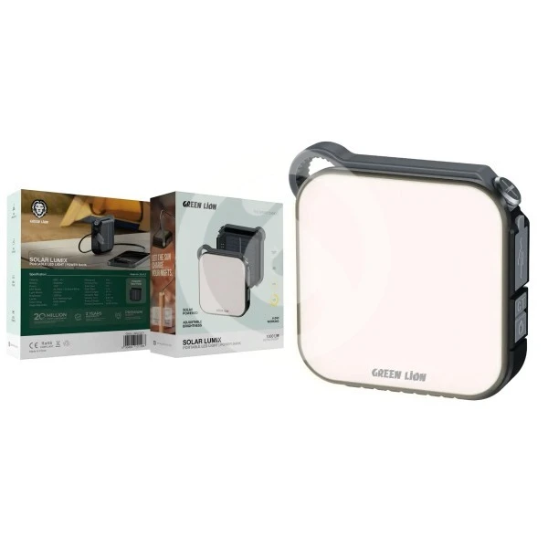 مصباح محمول بالطاقة الشمسية مع بوربانك جرين ليون لومكس ضمان سنتين تضيع بالبر او البحر من الإضاءة الضعيفة وما تقدر تكمل راحتك هالمصباح يحل مشكلتك مصباح محمول من جرين ليون يضيء بقوة ويوفر وضوح ممتاز لكل مكان ٤ أوضاع إضاءة تناسب القعدة والطبخ والطوارئ زاوية ضوء قابلة للتعديل لتوصل الضوء لأي اتجاه تحتاجه بطارية كبيرة تمنحك طاقة طويلة تصل ليوم كامل يشحن بالطاقة الشمسية أو يو اس بي سي بكل سهولة مخرج يو اس بي ايه لشحن جوالك او أجهزتك وقت الحاجة صغير وخفيف وسهل التحريك والتعليق بالخطاف مصنوع مقاوم للماء حتى تستعمله بالجو الماط توصيل مجاني داخل الدوحة