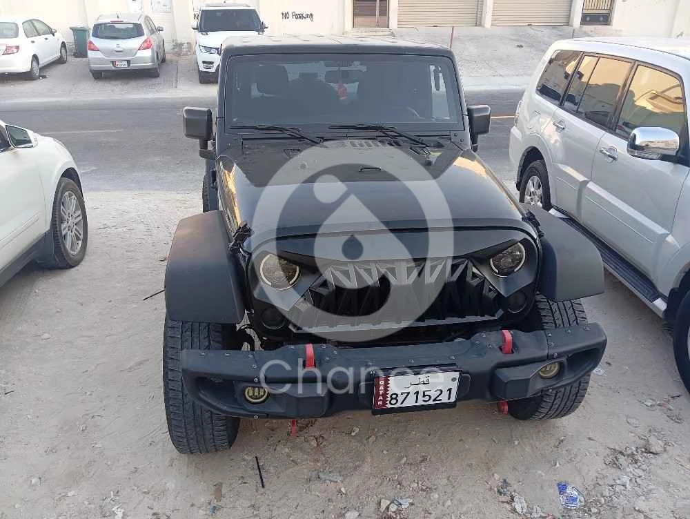 رانجلر موديل ٢٠١٧ لون اسود وارد الدوحه